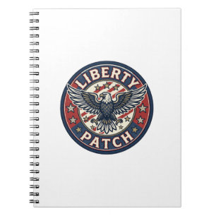 Carnet Patch de liberté patriotique Broderie