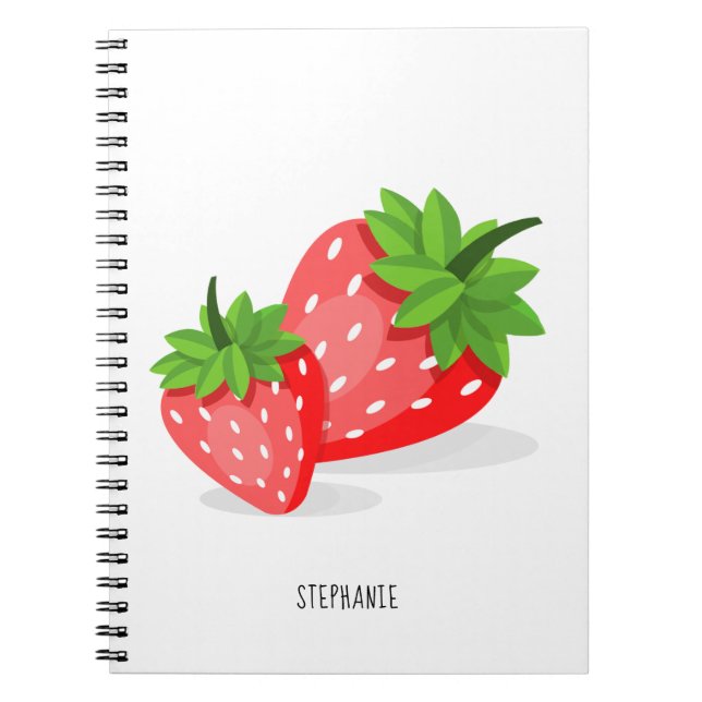 Carnet Patch fraise (Devant)