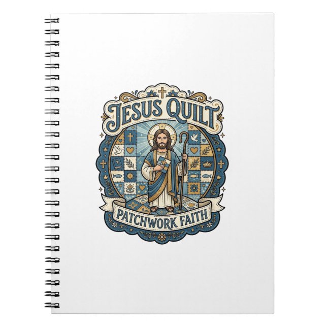 Carnet Patchwork Jésus Foi Patchwork Jésus  (Devant)
