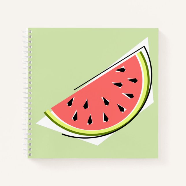 Carnet Pâte verte de pastèque (Devant)