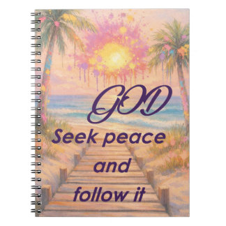 Carnet Path of Peace: Grace at Sunset