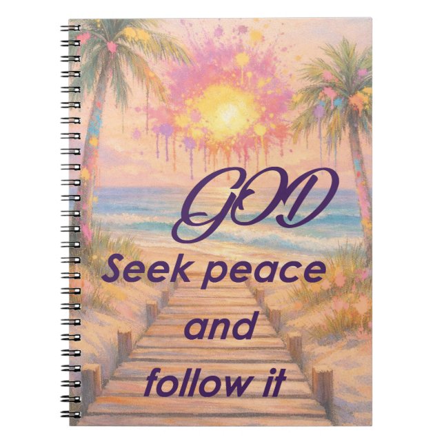 Carnet Path of Peace: Grace at Sunset (Devant)