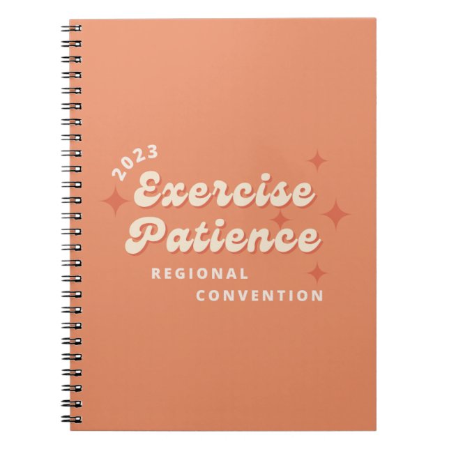 Carnet Patience de l'exercice | Convention régionale de 2 (Devant)