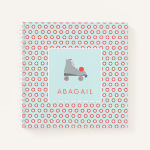 Carnet Patinage à rouleaux - Coral