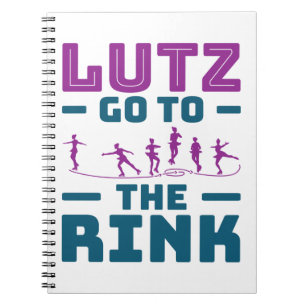 Carnet Patinage sur glace Cute Lutz Aller à la patinoire