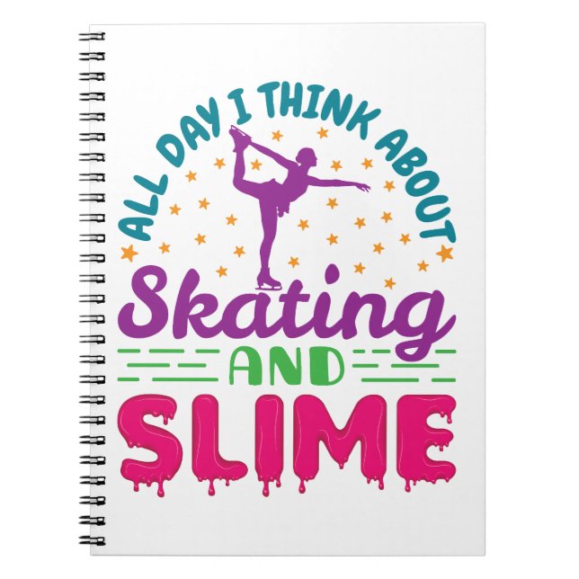 Carnet Patinage sur glace et patinage artistique mince (Devant)