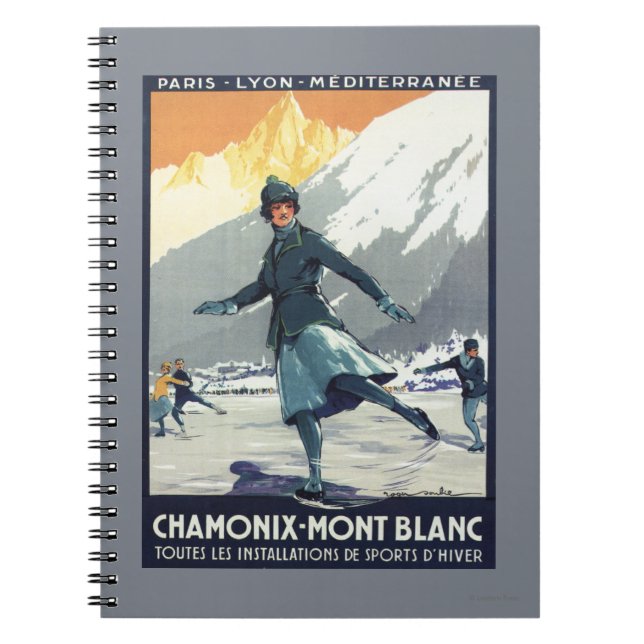 Carnet Patinage sur glace - Poster du Promo olympique de  (Devant)
