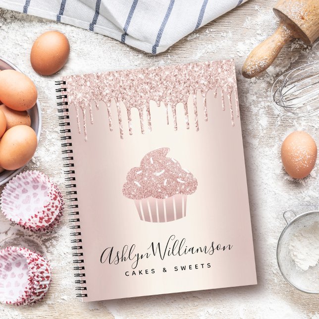 Carnet Pâtisserie Cupcake Boulangerie Chef Parties scinti (Créateur téléchargé)