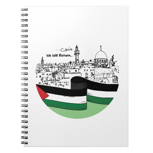Carnet Patrimoine palestinien et espoir : nous reviendron (Devant)
