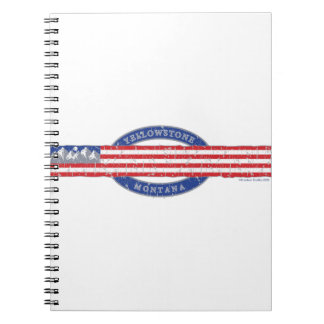 Carnet Patriotique Yellowstone Montana