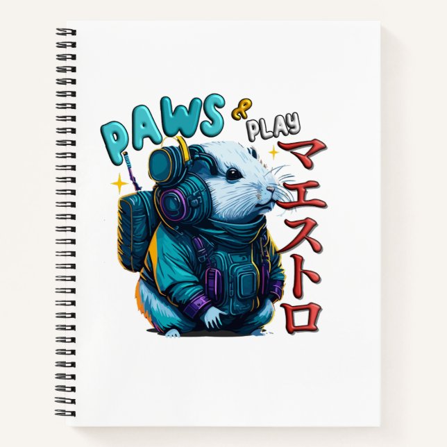 Carnet Patrouilles et jouer japonais Kawii Hamster (Devant)