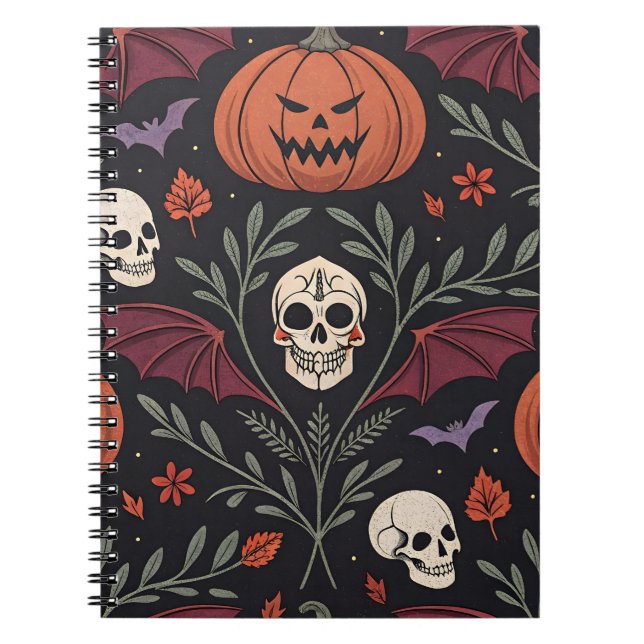Carnet Pattern d'Halloween (Devant)