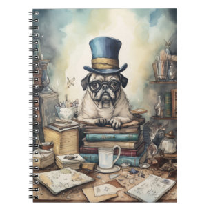 Carnet Pattes et Pages : Aventures d'un Pug Fantaisiste S