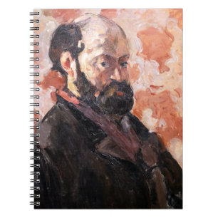 Carnet Paul Cezanne - Autoportrait avec fond rose