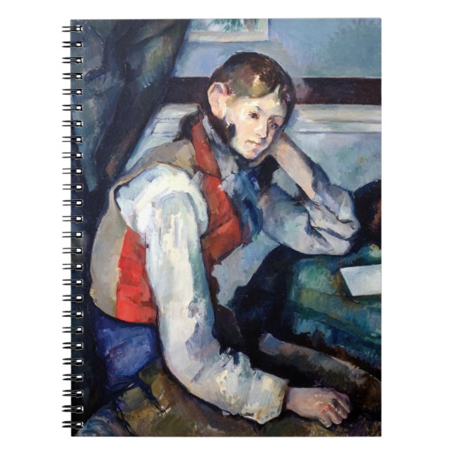 Carnet Paul Cezanne - Garçon dans la veste rouge (Devant)