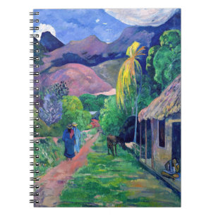 Carnet Paul Gauguin - Rue à Tahiti