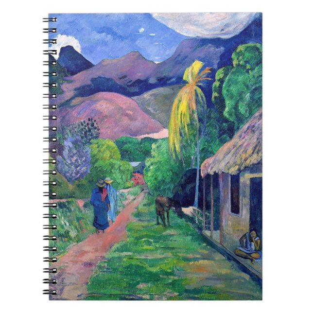 Carnet Paul Gauguin - Rue à Tahiti (Devant)