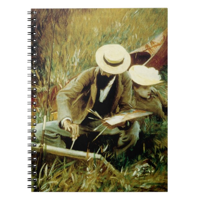 Carnet Paul Helleu Esquisse avec sa femme (Devant)