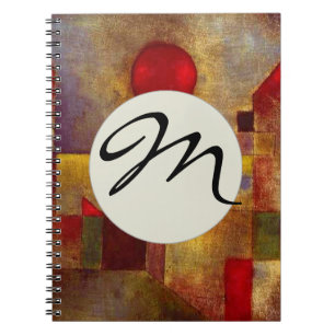 Carnet Paul Klee – ballon rouge, art abstrait et coloré