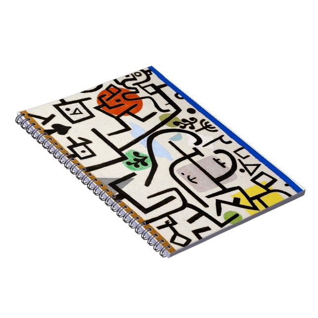 Carnet Paul Klee "Port riche" Moderne Abstrait (Côté Droit)