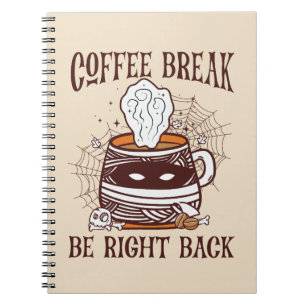 Carnet Pause café - Thème Halloween
