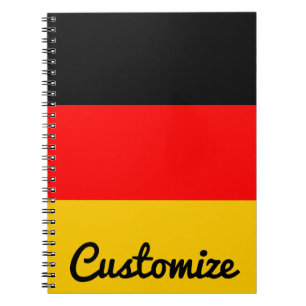 Carnet Pavillon allemand Deutsche Flagge Ordinateur porta