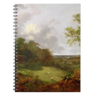 Carnet Paysage boisé de Thomas Gainsborough avec un