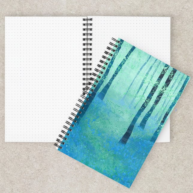 Carnet Paysage de la forêt de Bluebell (Créateur téléchargé)