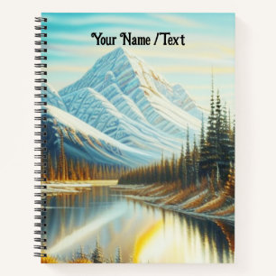 Carnet Paysage de la nature du Canada - Art de montagne é