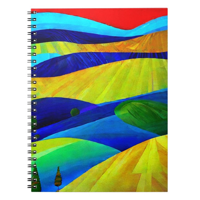 Carnet Paysage de Rainbow Imaginaire Hills (Devant)