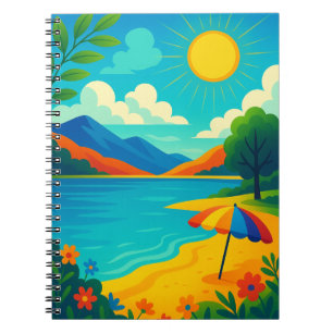 Carnet Paysage d'été baigné de soleil – Scenic A de Dream
