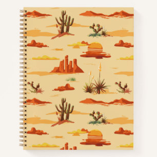 Carnet Paysage du désert Arizona Motif