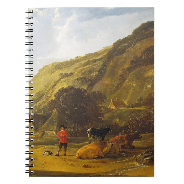 Carnet Paysage fluvial avec cavaliers Aelbert Cuyp (Devant)