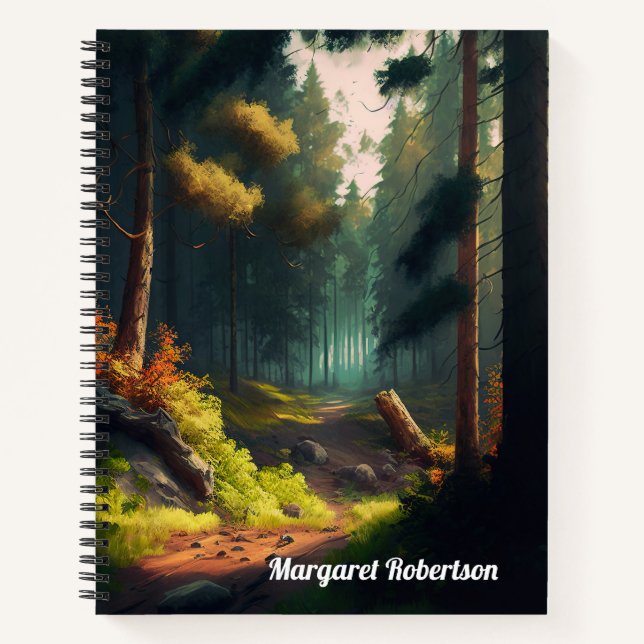 Carnet Paysage forestier (Devant)