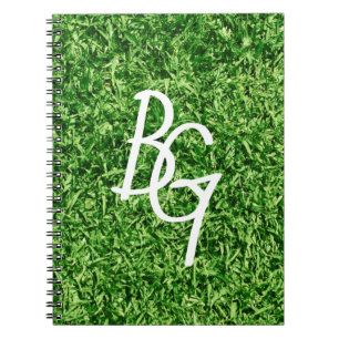 Carnet Paysage Gardner Green Grass Initiales