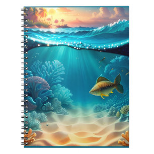 Carnet Paysage sous-marin tropical