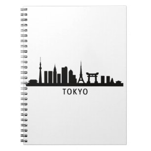 Carnet Paysage urbain du Japon Silhouette de la skyline