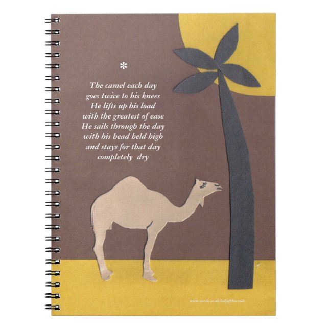 Carnet PC portable Camel (Devant)