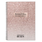 PDG Dame patronnesse Rose Gold Paillettes Nom et t