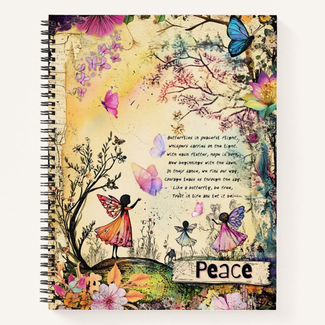 Carnet Peace Fairy (Devant)