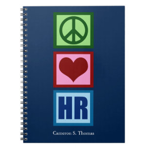 Carnet Peace Love HR Ressources humaines personnalisées