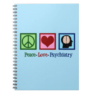 Carnet Peace Love Psychiatry