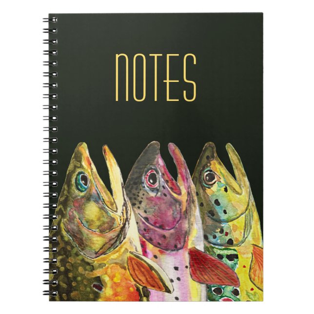 Carnet Pêcheur de Big Trout Fly (Devant)