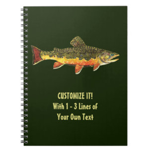 Carnet Pêcheur de truite de Brook