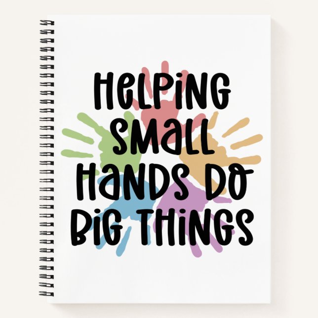 Carnet Pediatric OT ergothérapeute OT Dons (Devant)