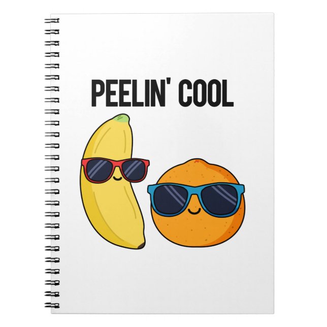 Carnet Peelin Cool Drôle de jeu de mots sur les fruits  (Devant)