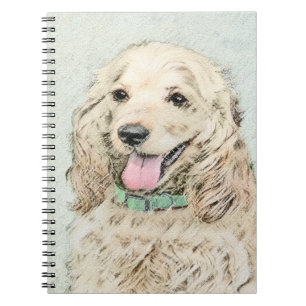 Carnet Peinture à la boule de Cocker Spaniel - Art origi