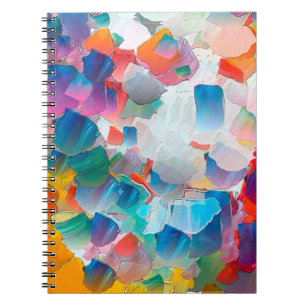 Carnet Peinture à l'huile abstraite. Cadre de conception 