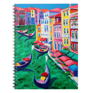 Carnet peinture à l'huile de Venise, Italie sur toile