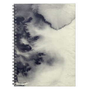 Carnet Peinture abstraite d'encre sur la texture de